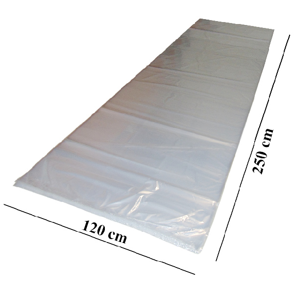 Duże worki foliowe 120x250 cm