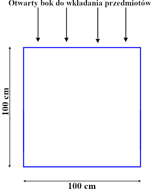 Worek ldpe 100x100 cm