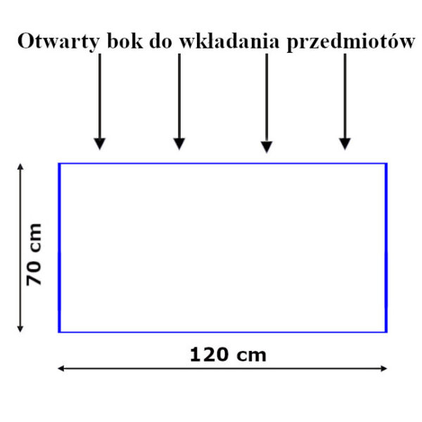 Worek foliowy LDPE 70x120 cm