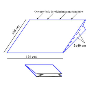 Bardzo duży worek foliowy PE
