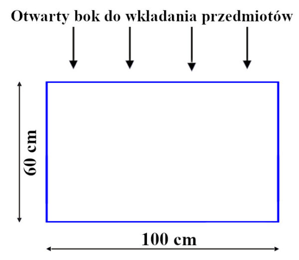 bezbarwne worki foliowe 100x60cm